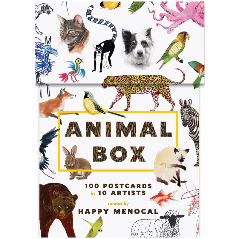 Animal Box: 100 Postcards by 10 Artists — Edited by Happy Menocal