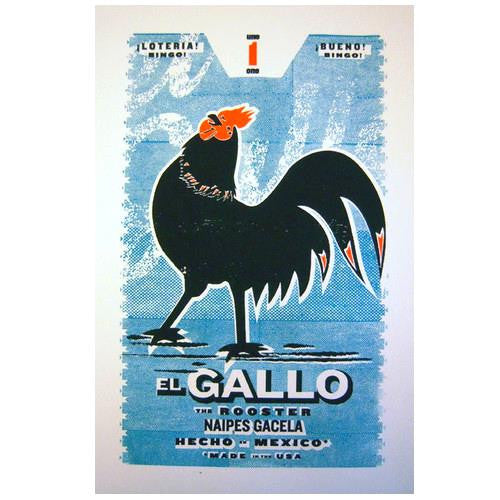El Gallo (The Rooster) Original Art Print