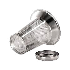 Easy Clean, Stainless Steel Tea Infuser/Filter with Lid — By Frieling