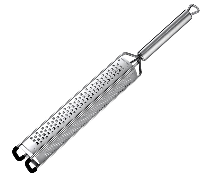 KüchenProfi Stainless Steel Multi-Grater — Fine Grater, Coarse Grater and Crown Zester All in One