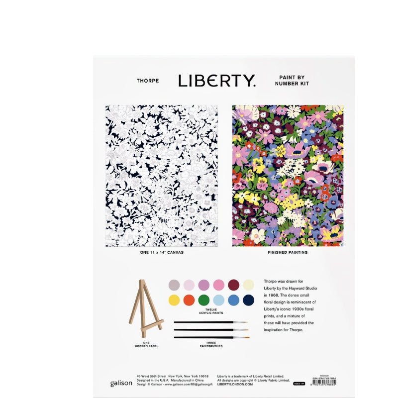 Liberty London 11 x 14 Paint By Number Kit — Thorpeness Design