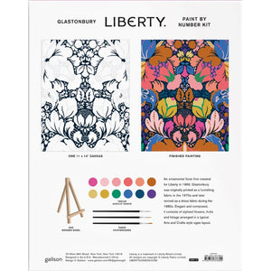 Liberty London 11 x 14 Paint By Number Kit — Glastonbury Design