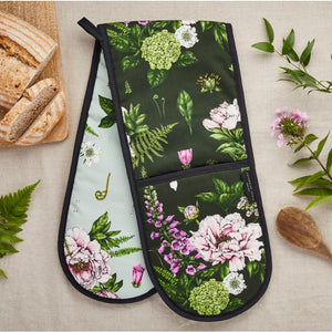 Catherine Lewis Designs Summer Garden Oven Mitts — Made in the UK with Organic Cotton