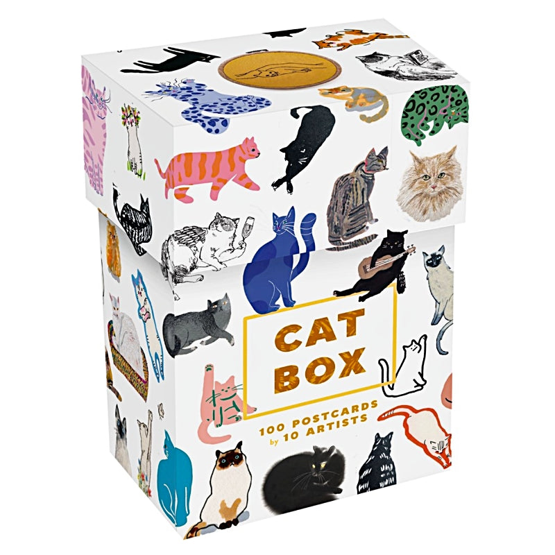 Cat Box: 100 Postcards by 10 Artists