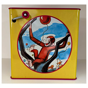 Vintage Curious George Jack in the Box by Schylling (1995)
