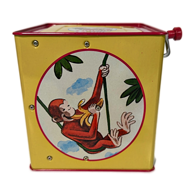 Vintage Curious George Jack in the Box by Schylling (1995)