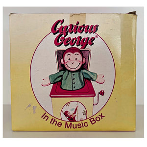 Vintage Curious George Jack in the Box by Schylling (1995)