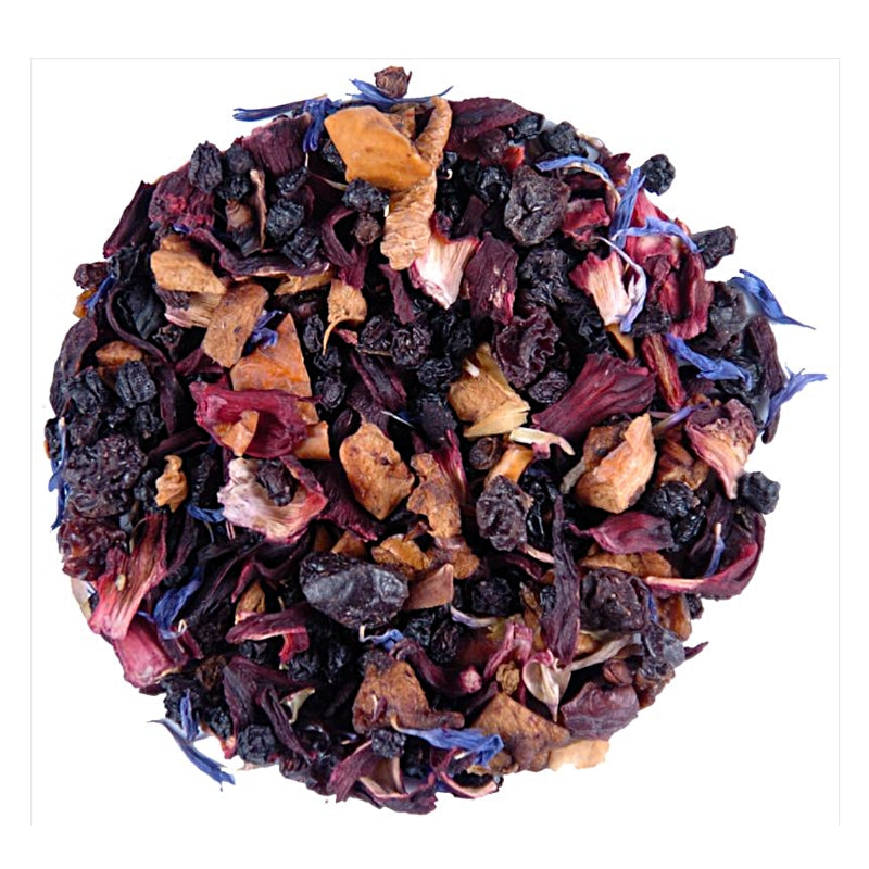 Elmwood Inn Fine Teas Blueberry Fruit Infusion — 15 Plant-based Pyramid Sachets