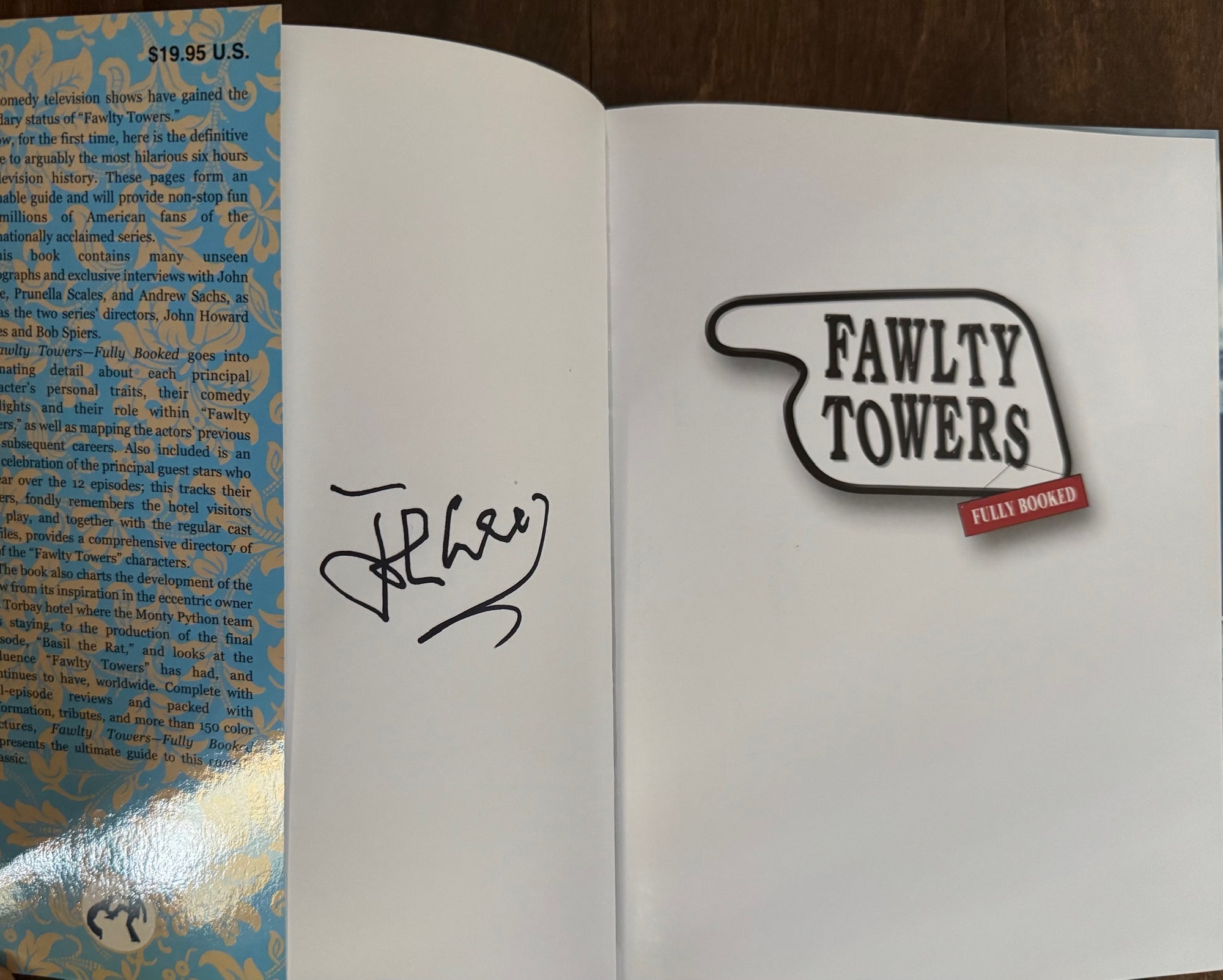 Fawlty Towers -- Fully Booked! **Autographed by John Cleese**