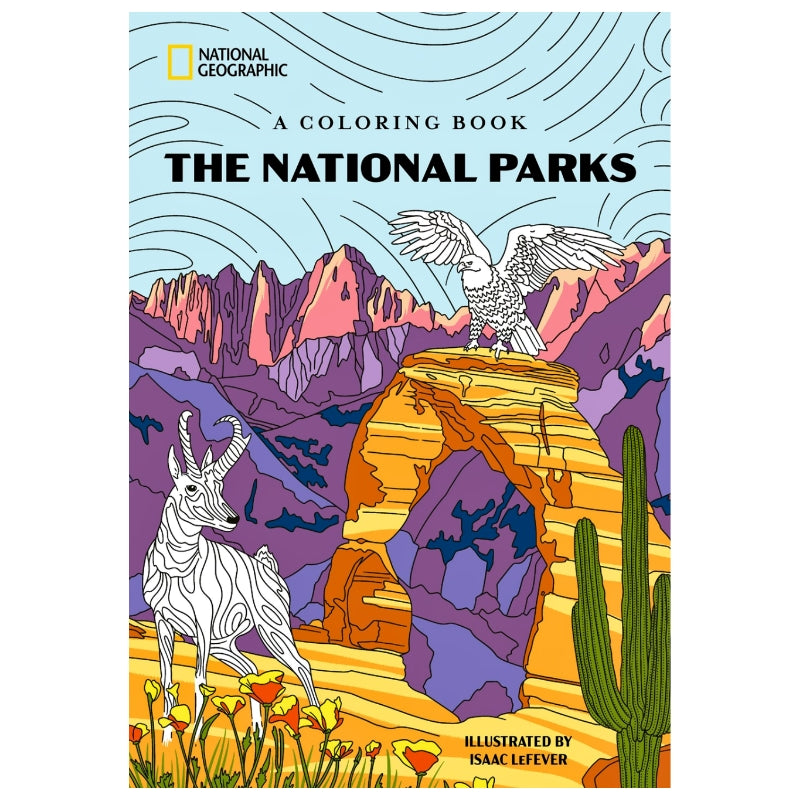 National Geographic National Parks Coloring Books — By National Geographic