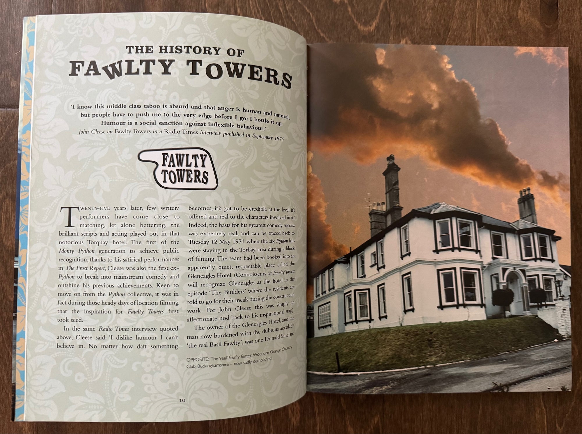 Fawlty Towers -- Fully Booked! **Autographed by John Cleese**