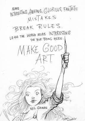 Neil Gaiman's Art Matters: Because Your Imagination Can Change the World