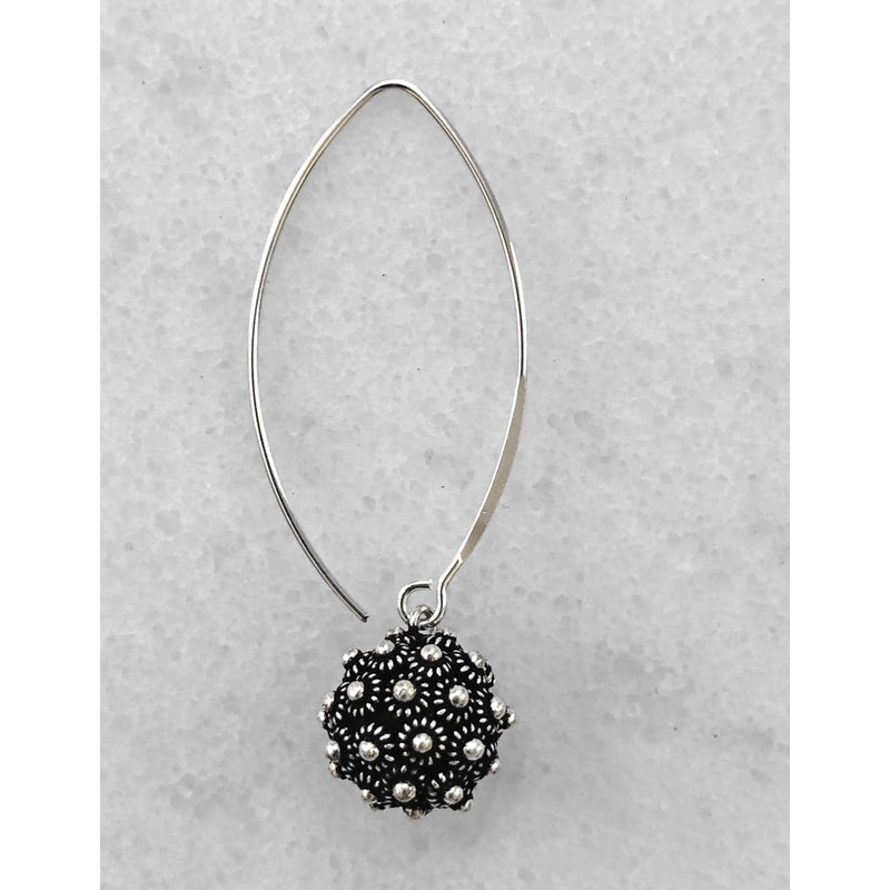 Blanc de Noir & Co. Nala Ball Drop Earrings