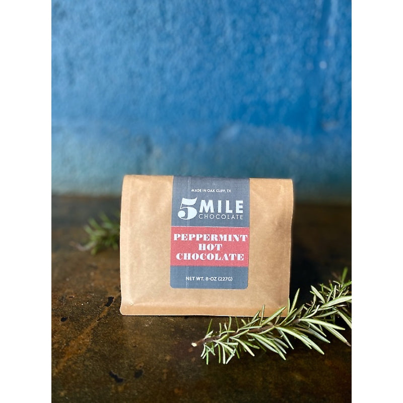 5 Mile Chocolate Peppermint Hot Chocolate / Drinking Chocolate