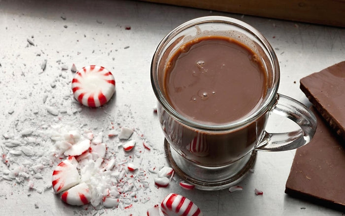 Organic Bean-to-Bar Peppermint Hot Chocolate / Drinking Chocolate