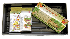 GROW YOUR OWN INDOOR/OUTDOOR BEE & BIRD FRIENDLY GARDENING KIT — WITH ORGANIC AND NON-GMO SEEDS FROM BOTANICAL INTERESTS