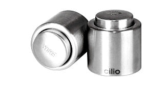 18/10 Brushed Stainless Steel Champagne Sealer by Cilio