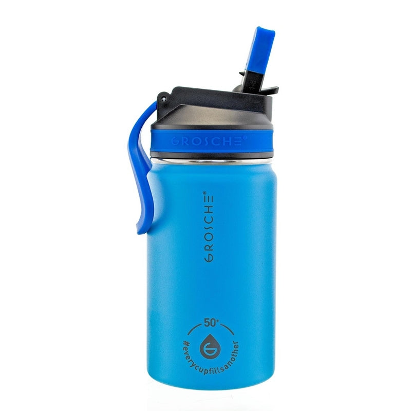 GROSCHE L'il Chill Insulated Kids Water Bottle - Blue - 12 fluid ounce -  Pretty Things & Cool Stuff