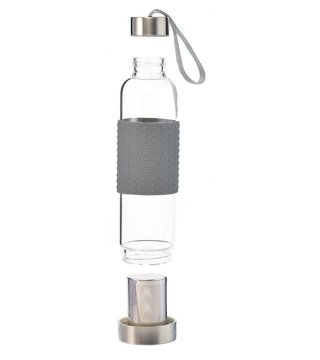 GROSCHE Glass Water / Tea / Coffee Travel Infusion Bottle — Gray — 18. -  Pretty Things & Cool Stuff
