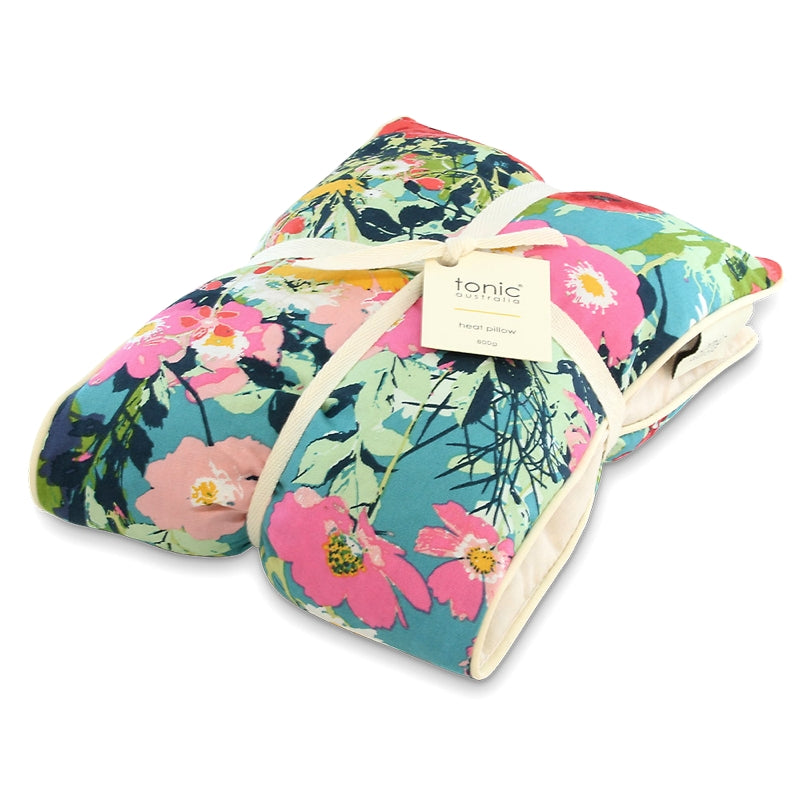 HEAT PILLOW FILLED WITH AUSTRALIAN LAVENDER AND BARLEY IN DUSK MEADOW — BY TONIC AUSTRALIA