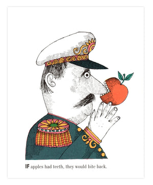 If Apples Had Teeth — Written by Shirley Glaser and Illustrated by Milton Glaser — From Enchanted Lion Books