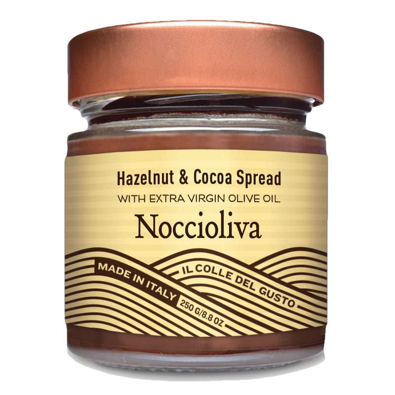 Il Colle Del Gusto Noccioliva Hazelnut and Cocoa Spread with Extra Virgin Olive Oil