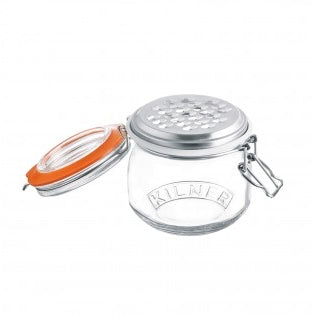 Kilner Clip Top Jar with Grater — 17 Fluid Ounces