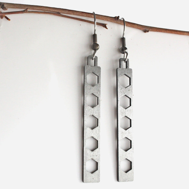 ARTIST HANDCRAFTED — Long Dangle Earrings - Audra Azoury