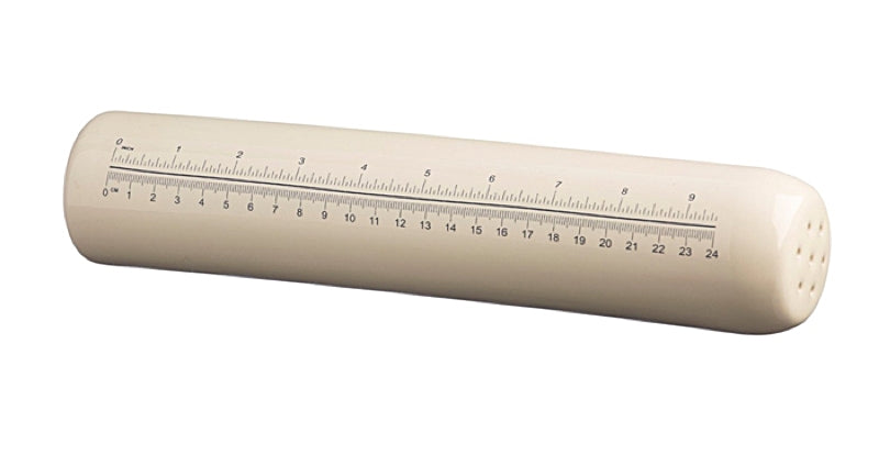 Mason Cash 3-in-1 Roller Shaker - Innovative Rolling Pin With Flour Dispenser & Pastry Measure, Stoneware Baking Tool