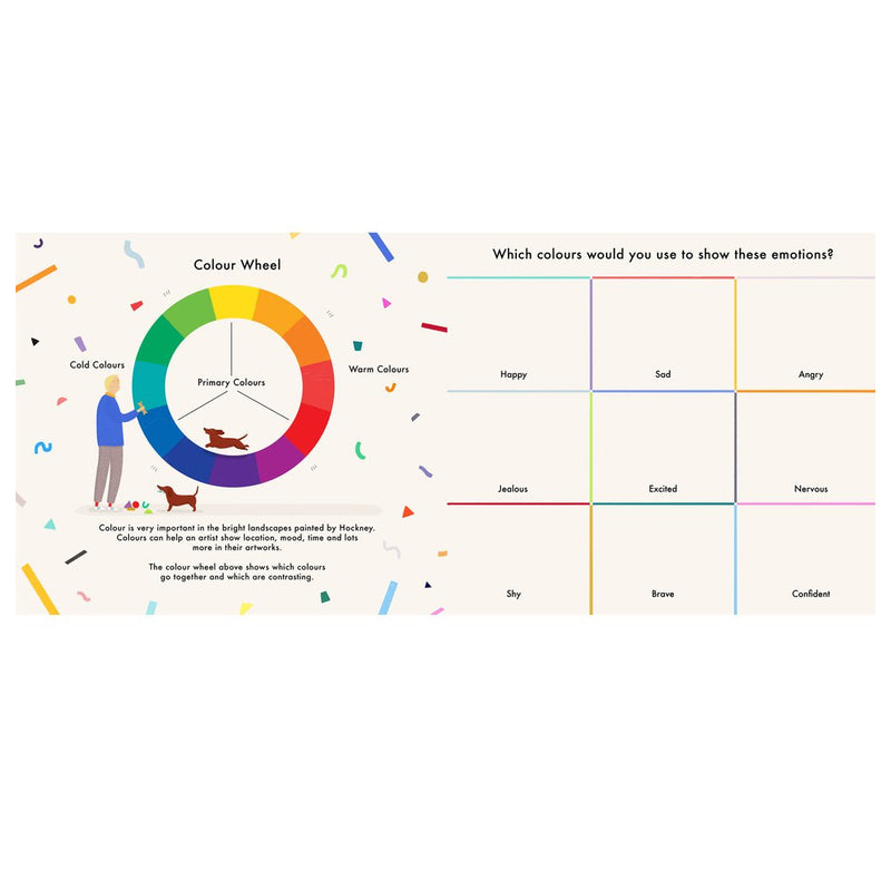 Meet the Artist David Hockney: An Art Activity Book