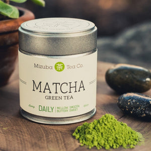 Mizuba Daily Matcha Green Tea — 40 gram Tin