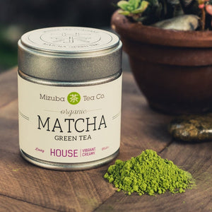 Mizuba Tea Company House Organic Matcha Green Tea — 40 gram tin