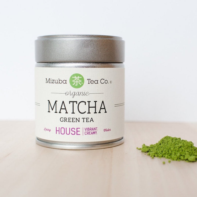 Mizuba Tea Company House Organic Matcha Green Tea — 40 gram tin