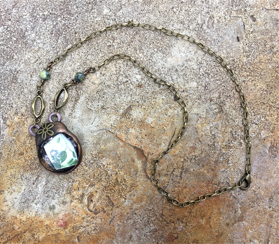 Past Object Art Pottery Shard Necklace