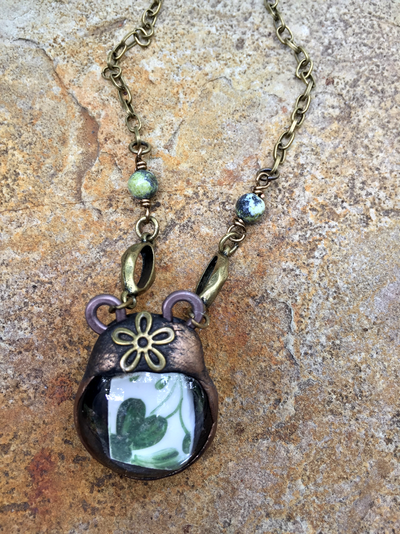 Past Object Art Pottery Shard Necklace