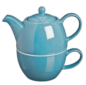 Price & Kensington Bright Blue Tea for One Teapot & Cup