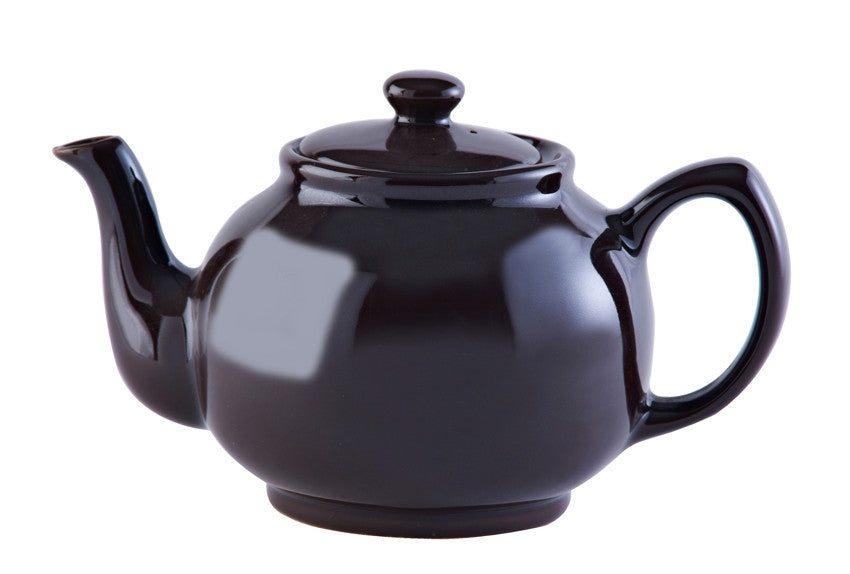 Price & Kensington Rockingham Finish 6-Cup "Brown Betty" English Teapot with Stainless Steel Tea Filter
