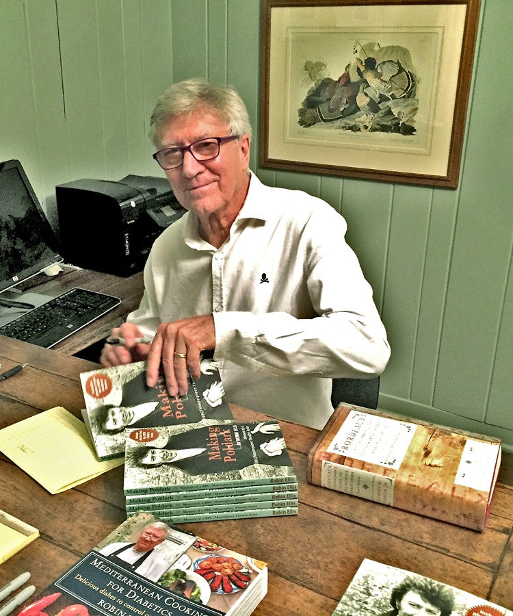 Robin Ellis author of Mediterranean Cooking for Diabetics and Making Poldark