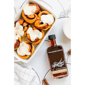 Runamok Organic Cinnamon and Vanilla Infused Maple Syrup