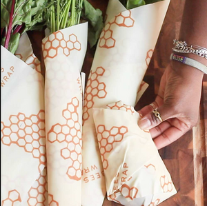 Bee's Wrap Roll — Honeycomb Pattern