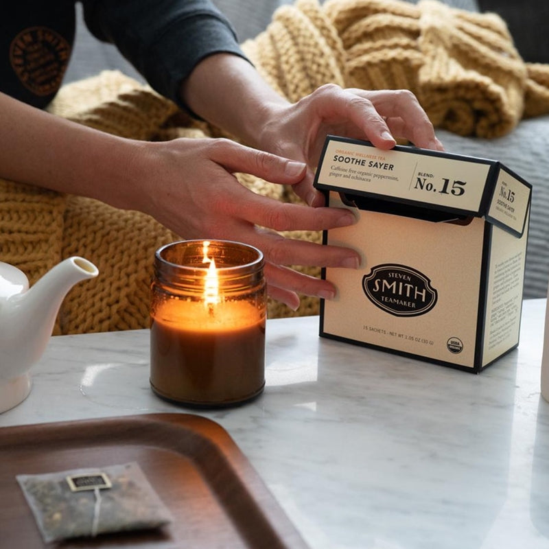 Steven Smith Teamaker — Soothe Sayer Caffeine-Free Organic Wellness Tea — Gift Box of 15 Sachet