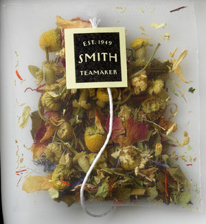 Steven Smith Teamaker — Meadow Egyptian Chamomile, Rooibos, Rose Petals and More Herbal Infusion — Varietal No. 45 — Tip Top Gift Box — 15 Sachets