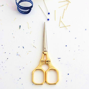 Studio Carta Paris Scissors Plated with 24 karat gold — HANDCRAFTED BY ARTISANS IN ITALY