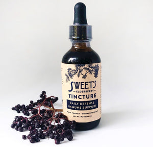 Sweet's Elderberry Tincture Daily Defense Immune Support 