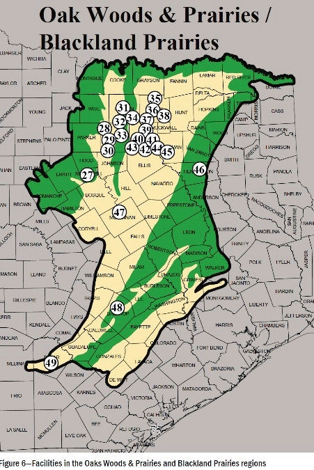 TEXAS — Texas Nature and Environmental Centers Guide — By Daniel W. Moulton, Ph.D.