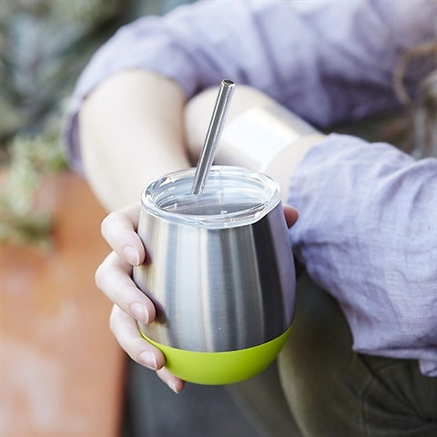 U-KONSERVE STAINLESS STEEL MINI STRAWS — 4 PACK