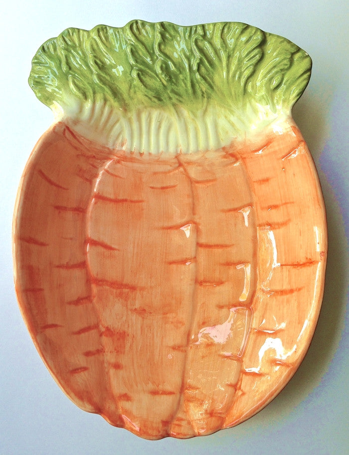 Vintage Ceramic Bunch of Carrots Serving / Side Dish