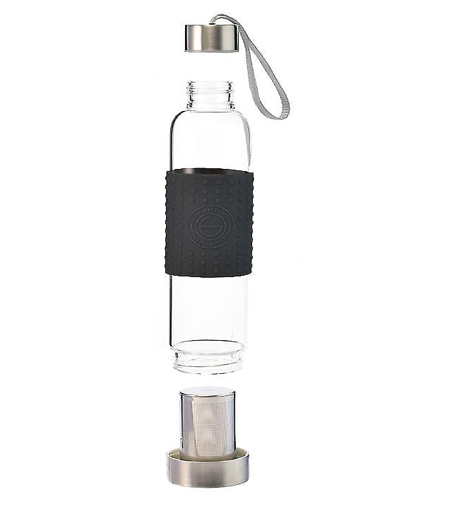 Water, Tea and Coffee Marino Travel Infuser in Black - 18.6 ounces — By GROSCHE