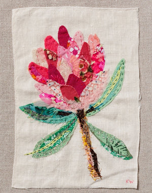 Wattle & Loop Protea Slow Stitching Kit