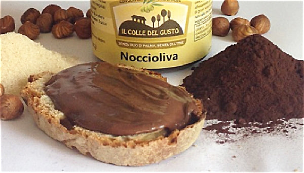 NOCCIOLIVA — Smooth Hazelnut and Chocolate Spread with Italian Extra Virgin Olive Oil - 8.8 ounces — From IL COLLE DEL GUSTO — ARTISAN CRAFTED IN ITALY